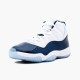 Nike Jordan 11 Retro "UNC Win Like 82" 378037 123 Bílý Univerzitní Modrá AJ11 Černá Tenisky A Boty