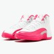 Nike Jordan 12 Retro "Dynamic Pink" AJ12 510815 109 Bílý Růžový Stříbrný Tenisky A Boty