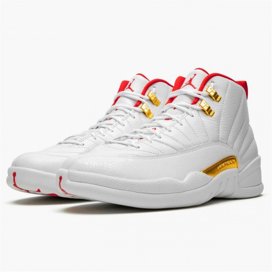 Nike Jordan 12 Retro "FIBA" AJ12 130690 107 Bílý Červené Tenisky A Boty