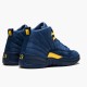 Nike Jordan 12 Retro "Michigan" AJ12 BQ3180 407 Námořnická žlutá Tenisky A Boty