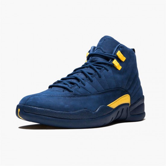 Nike Jordan 12 Retro "Michigan" AJ12 BQ3180 407 Námořnická žlutá Tenisky A Boty