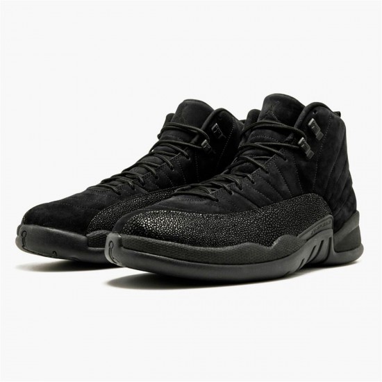 Nike Jordan 12 Retro "OVO Black" AJ12 873864 032 Černá Kovová Zlatá Tenisky A Boty