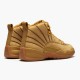 Nike Jordan 12 Retro "PSNY Wheat" AJ12 AA1233 700 Světle Hnědá Tenisky A Boty