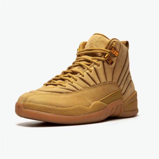 Nike Jordan 12 Retro "PSNY Wheat" AJ12 AA1233 700 Světle Hnědá Tenisky A Boty