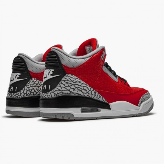 Nike Jordan 3 Retro "Fire Red Cement" CU2277 600 Červené AJ3 Tenisky A Boty