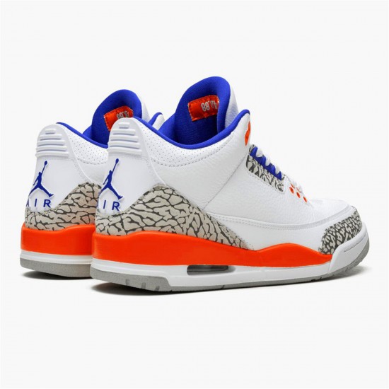 Nike Jordan 3 Retro "Knicks" 136064 148 Bílý AJ3 Tenisky A Boty