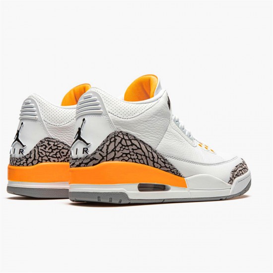 Nike Jordan 3 Retro "Laser Orange" CK9246 108 Bílý Šedá AJ3 Tenisky A Boty