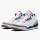 Nike Jordan 3 Retro OG "True Blue" 854262 106 Bílý Ohnivě červená J3 Tenisky A Boty