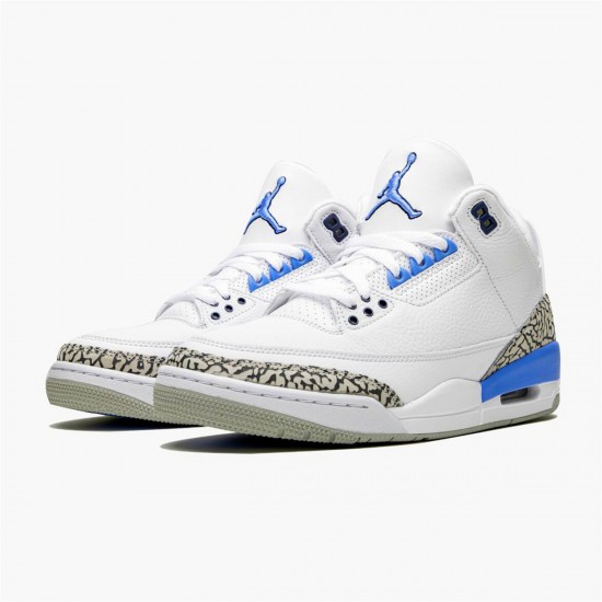 Nike Jordan 3 Retro "UNC" CT8532 104 Bílý Modrý Šedá AJ3 Tenisky A Boty