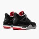 Nike Jordan 4 Retro "Bred 2019 Release" Černá Šedá Bílý AJ4 Tenisky A Boty 308497 060