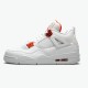 Nike Jordan 4 Retro "Metallic Orange" CT8527 118 Bílý AJ4 Tenisky A Boty