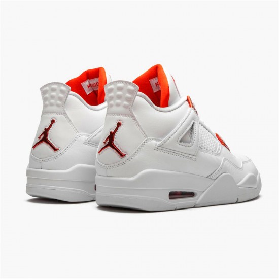 Nike Jordan 4 Retro "Metallic Orange" CT8527 118 Bílý AJ4 Tenisky A Boty