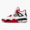 Nike Jordan 4 Retro OG GS "Fire Red 2020" 408452 160 Bílý Černá Šedá Tenisky A Boty