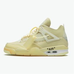 Nike Jordan 4 Retro "Off White Sail" Tenisky A Boty Bílý Černá CV9388 100