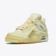 Nike Jordan 4 Retro "Off White Sail" Tenisky A Boty Bílý Černá CV9388 100