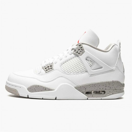 Nike Jordan 4 Retro "White Oreo" AJ4 Bílý Šedá Tenisky A Boty CT8527 100