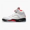 Nike Jordan 5 Retro "Fire Red" Stříbrný Bílý Černá DA1911 102 AJ5 Tenisky A Boty