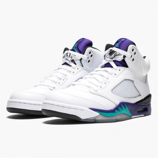 Nike Jordan 5 Retro "Grape White" Černá 136027 108 AJ5 Tenisky A Boty