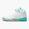 Nike Jordan 5 Retro "Light Aqua" Bílý Světlá Aqua 440892 100 AJ13 Tenisky A Boty