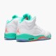 Nike Jordan 5 Retro "Light Aqua" Bílý Světlá Aqua 440892 100 AJ13 Tenisky A Boty