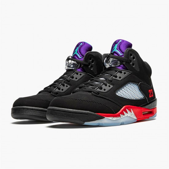 Nike Jordan 5 Retro "Top 3" Černá Ohnivě červená CZ1786 001 AJ5 Tenisky A Boty