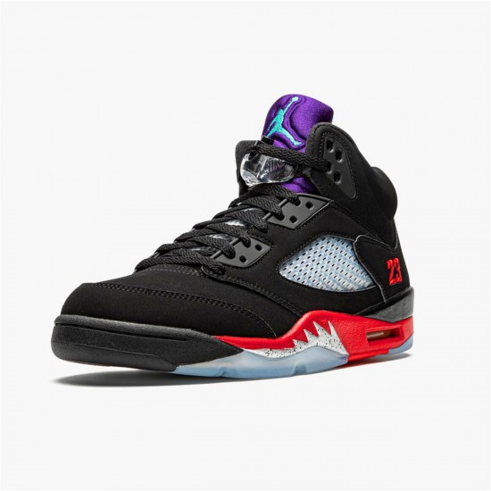 Nike Jordan 5 Retro "Top 3" Černá Ohnivě červená CZ1786 001 AJ5 Tenisky A Boty