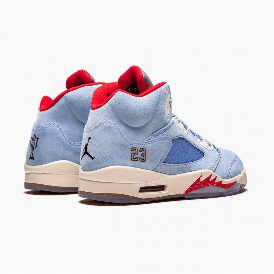 Nike Jordan 5 Retro "Trophy Room Ice" Modrý Červené CI1899 400 AJ5 Tenisky A Boty