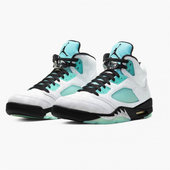 Nike Jordan Retro 5 "Island Green" Černá Bílý Zelená CN2932 100 AJ5 Tenisky A Boty