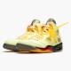 OFF White x Air Jordan 5 Retro "Sail Fire Red" Muslin Černá DH8565 100 AJ5 Tenisky A Boty