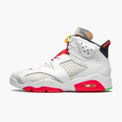 Nike Jordan 6 Retro "Hare" CT8529 062 Neutrální šedá Bílý Pravá červená  AJ6 Tenisky A Boty