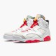 Nike Jordan 6 Retro "Hare" CT8529 062 Neutrální šedá Bílý Pravá červená  AJ6 Tenisky A Boty