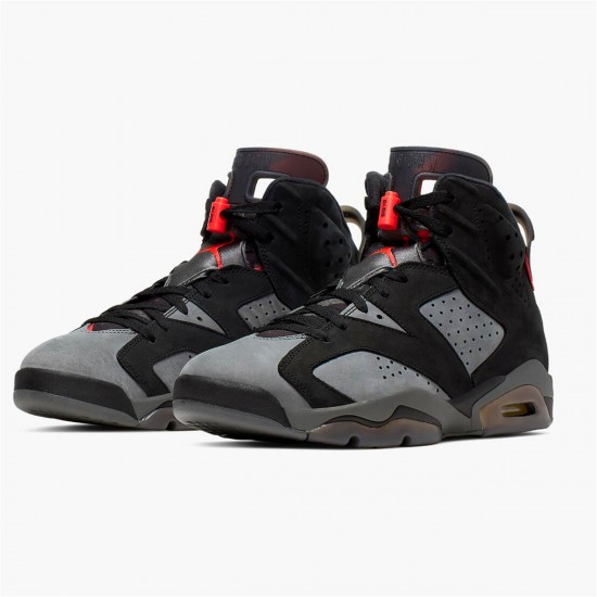 Nike Jordan 6 Retro "PSG Paris Saint Germain" CK1229 001 Železná šedá AJ6 Černá Tenisky A Boty