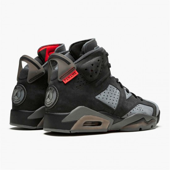 Nike Jordan 6 Retro "PSG Paris Saint Germain" CK1229 001 Železná šedá AJ6 Černá Tenisky A Boty