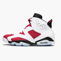 Nike Jordan Retro 6 "Carmine" 384664 160 Bílý AJ6 Černá Tenisky A Boty