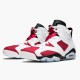 Nike Jordan Retro 6 "Carmine" 384664 160 Bílý AJ6 Černá Tenisky A Boty