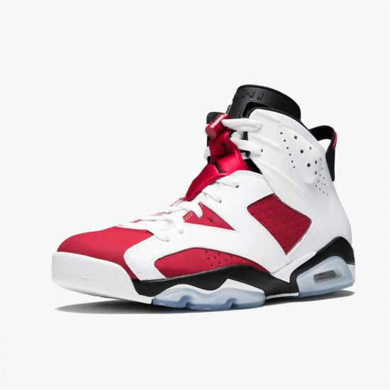 Nike Jordan Retro 6 "Carmine" 384664 160 Bílý AJ6 Černá Tenisky A Boty