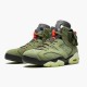 Travis Scott x Air Jordan 6 Retro "Olive" CN1084 200 Středně Olivově černá AJ6 Černá Tenisky A Boty