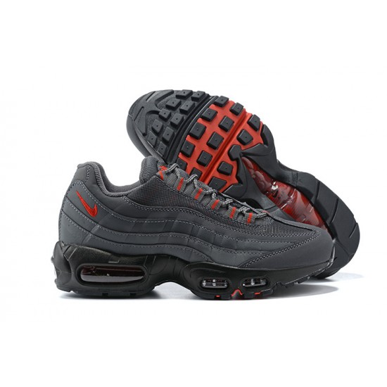 Nike Air Max 95 TT Šedá Červený a Černý Pánské Tenisky