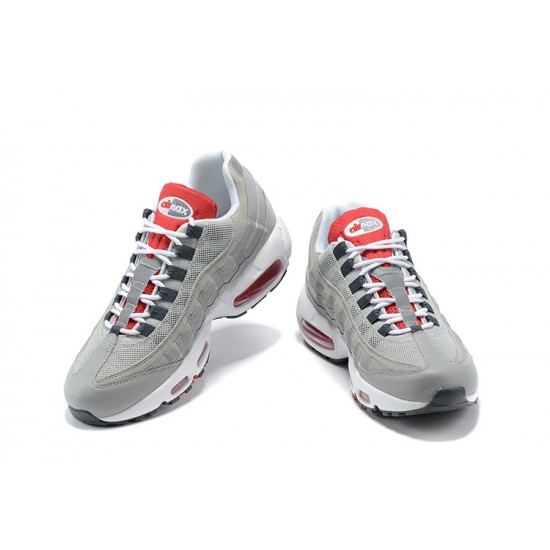 Nike Air Max 95 TT Šedá Bílý a Červený Pánské Tenisky