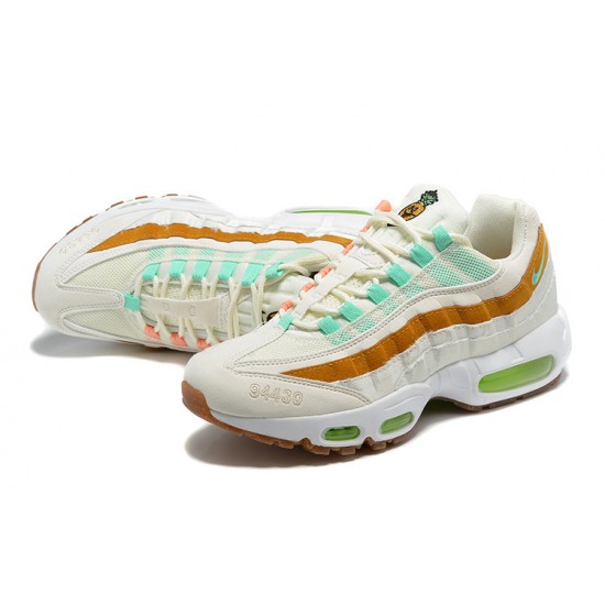 Nike Air Max 95 TT Bílý  Zelený Hnědá Pánské Tenisky CZ0154-100 