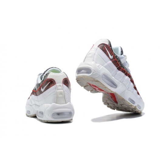 Nike Air Max 95 TT Bílý a Červený Pánské Tenisky