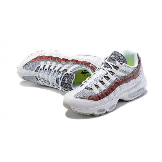 Nike Air Max 95 TT Bílý a Červený Pánské Tenisky