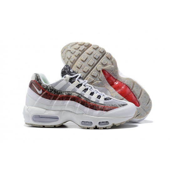 Nike Air Max 95 TT Bílý a Červený Pánské Tenisky