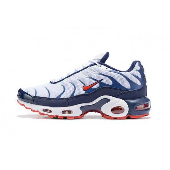 Nike Air Max Plus Tn QS Bílý Modrý a Červený Pánské Tenisky 