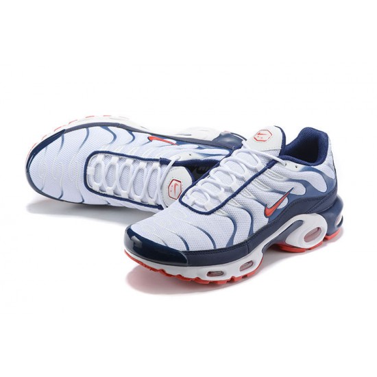 Nike Air Max Plus Tn QS Bílý Modrý a Červený Pánské Tenisky 