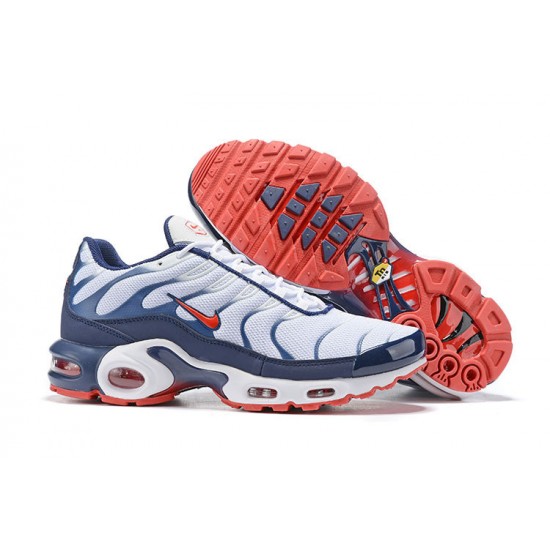 Nike Air Max Plus Tn QS Bílý Modrý a Červený Pánské Tenisky 