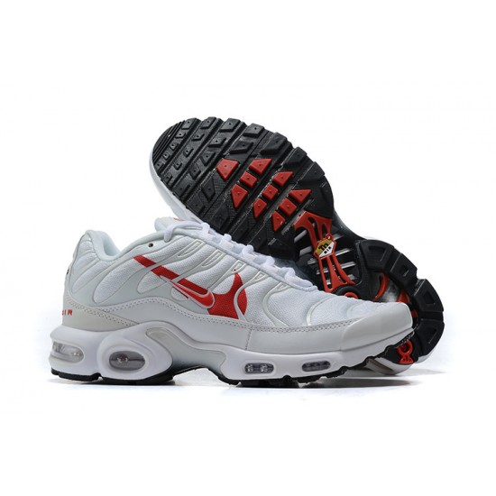 Nike Air Max Plus Tn Bílý Červený Pánské Tenisky CU3454-100