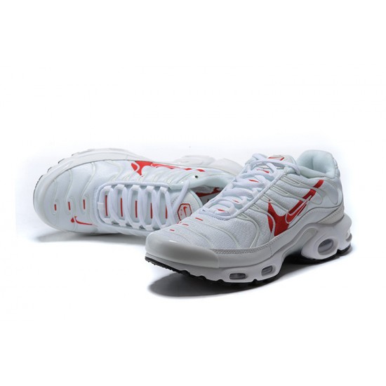 Nike Air Max Plus Tn Bílý Červený Pánské Tenisky CU3454-100