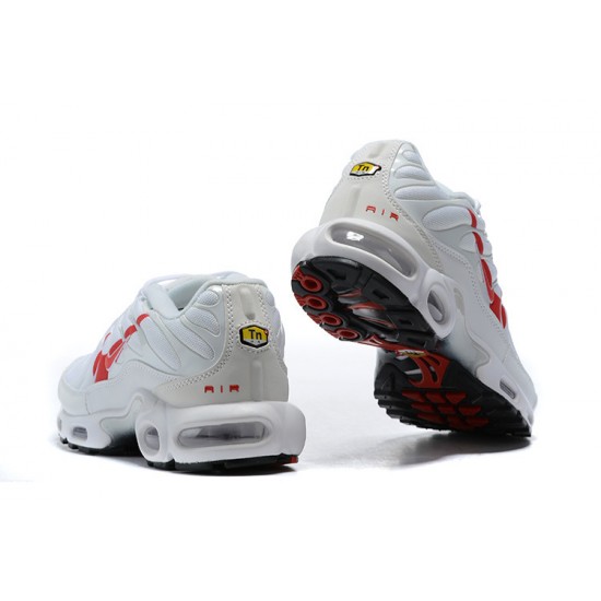 Nike Air Max Plus Tn Bílý Červený Pánské Tenisky CU3454-100