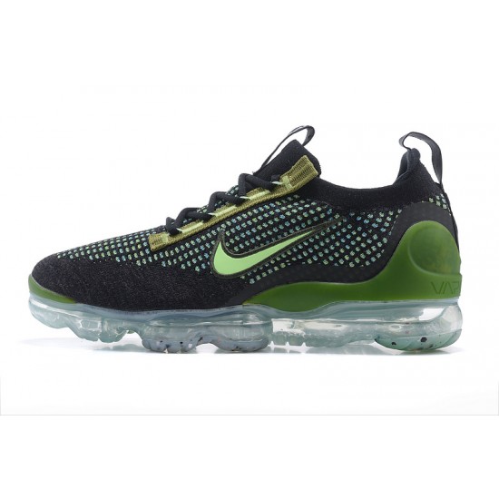 Nike Air VaporMax 2021 Flyknit Černý Zelený Dámské/Pánské Tenisky DQ7640-001